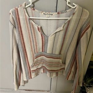 Wallflower Women's Striped Top - Multicolor